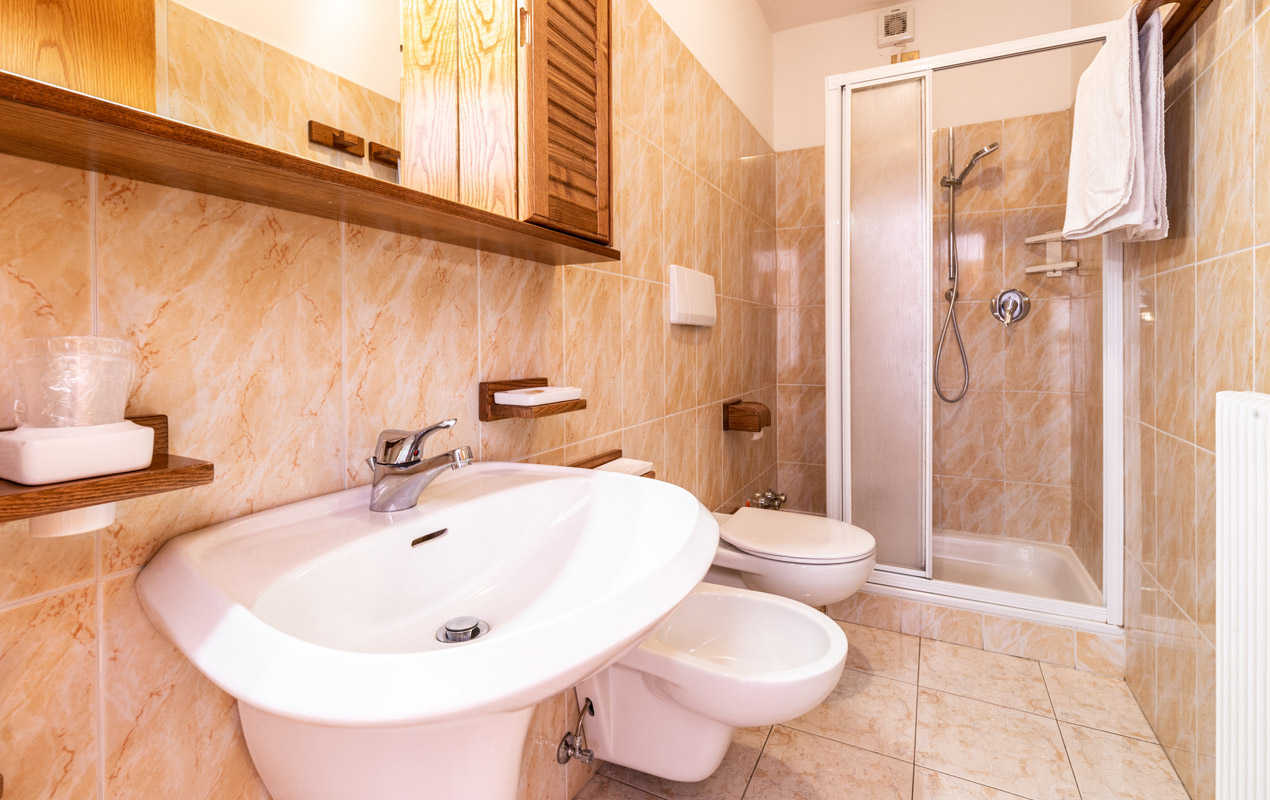 Albergo Bucaneve - bagno stanza